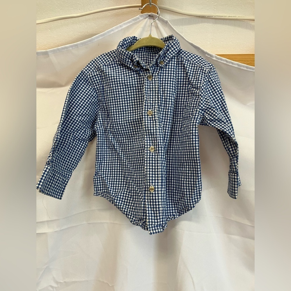 Genuine Kids Button Down Shirt Set - Blue, Gray, Brown - Picture 7 of 12
